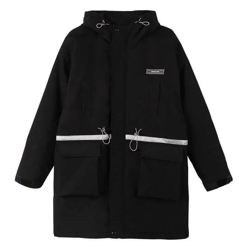 LOVEMI - Cotton hooded windbreaker jacket