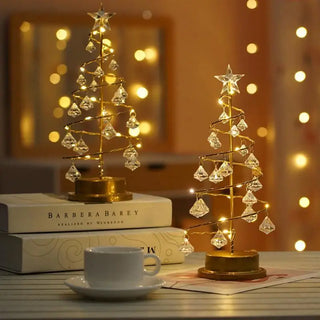 LOVEMI - Crystal Christmas Tree Led Lights Indoor Decoration Fairy