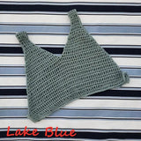 LOVEMI  Ctop LakeBlue / S Lovemi -  Handmade Crochet Bohemia Beach Bikini Smock Sunscreen