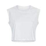 LOVEMI Ctop White / XS Lovemi -  Stretch cotton yoga short sleeve