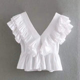 LOVEMI Ctop White / XS Lovemi -  Women's shirt top