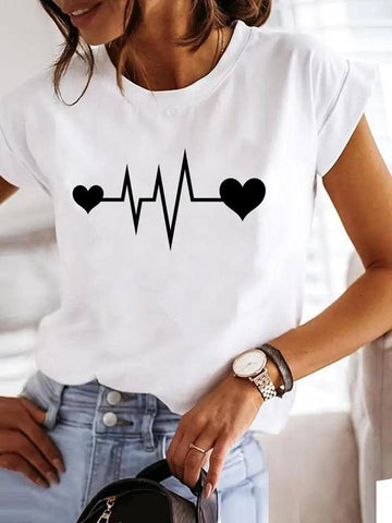 Cute Love Graphic Shirt-MGQ29250-1