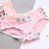 Cute Strawberry Panties Women's Panties Cotton Cotton-14