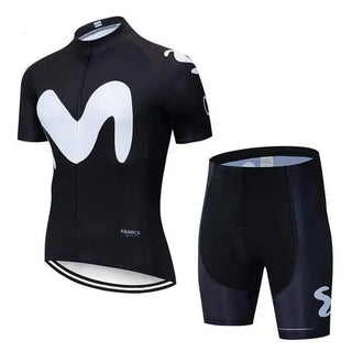LOVEMI - Cycling wear short sleeve set with back strap