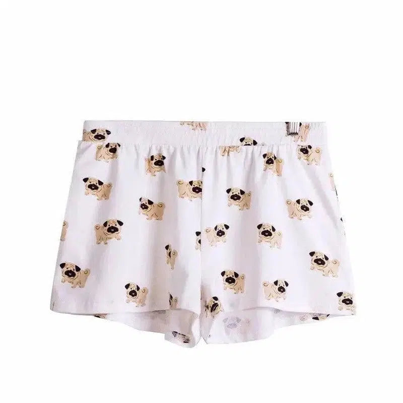 Lovemi Women's Corgi Print Shorts - Comfortable Lounge-A-50