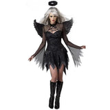 LOVEMI - Dark Angel Costume Halloween Cosplay Fallen Angel
