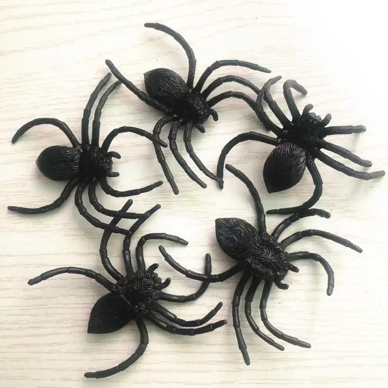 LOVEMI  Décoration Halloween Black / 2PCS Lovemi -  Simulation Big Spider Halloween Black