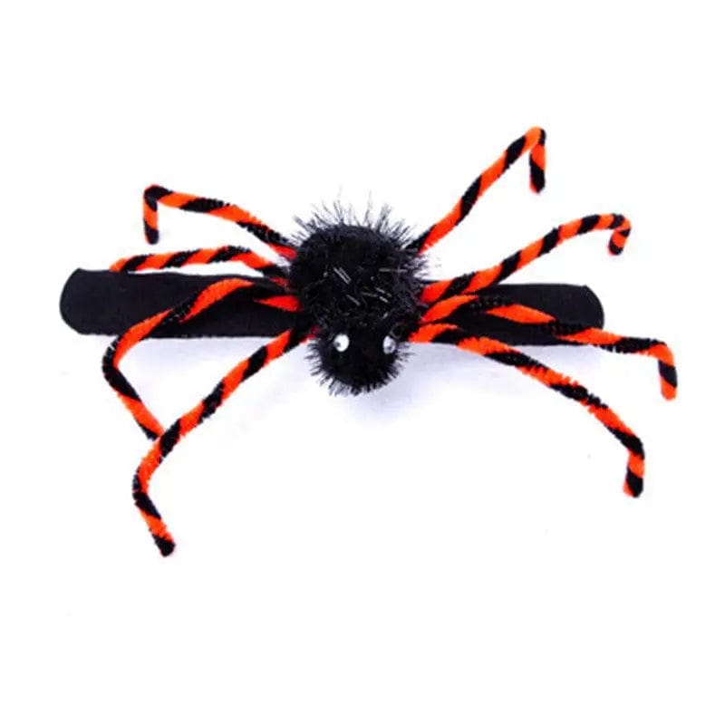 LOVEMI  Décoration Halloween Spiderclapring / One size Lovemi -  Halloween Decoration Pat Ring Head Buckle Brooch