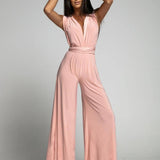 Deep V-neck Sleeveless Backless Siamese Suit 0 LOVEMI    