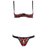LOVEMI - Delicate embroidered suits for erotic lingerie