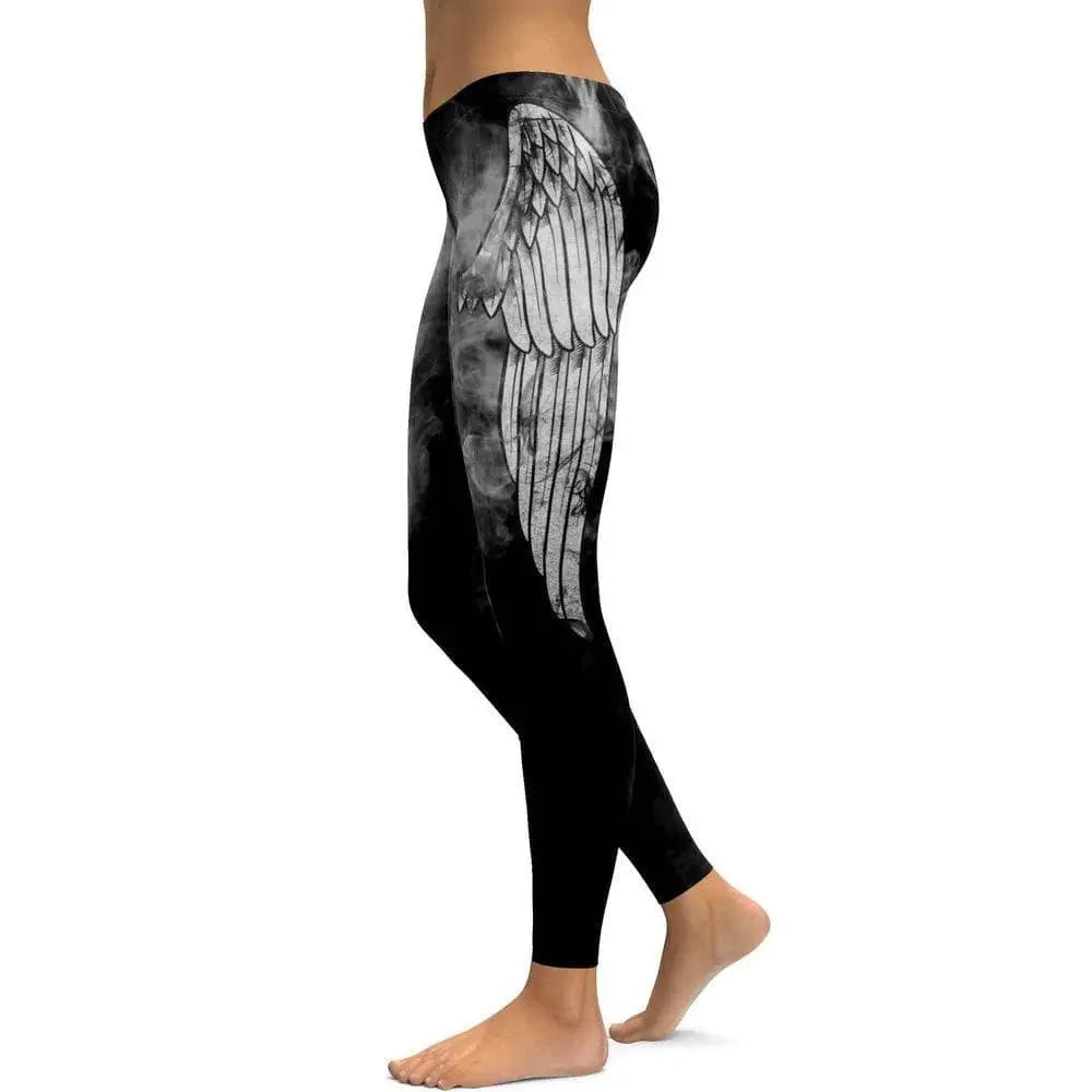 LOVEMI - Digital printing leggings women's autumn and winter yoga