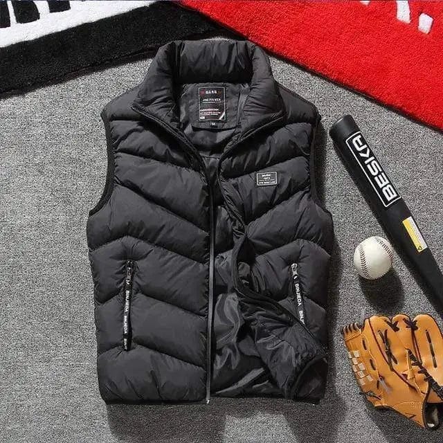 LOVEMI Down Jackets Black / 5XL Lovemi -  Men's vest outdoor wear down cotton red vest