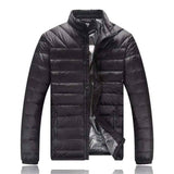 LOVEMI Down Jackets black / L Lovemi -  Men's light down jacket men's stand collar winter jacket XL