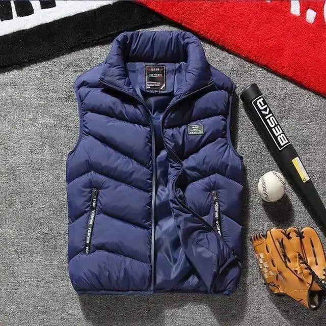 LOVEMI Down Jackets Blue / 3XL Lovemi -  Men's vest outdoor wear down cotton red vest