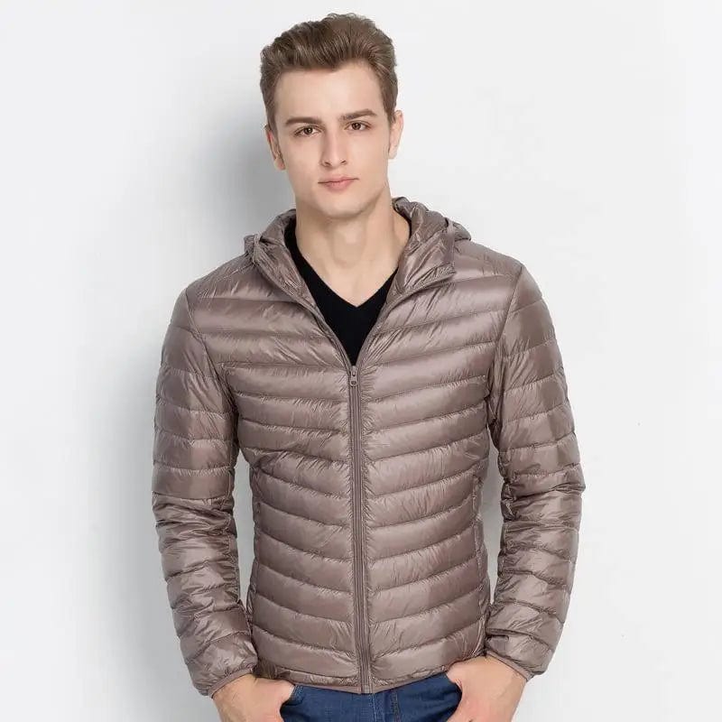 LOVEMI Down Jackets Camel / S Lovemi -  Fashionable And Simple Men's Lightweight Down Jacket