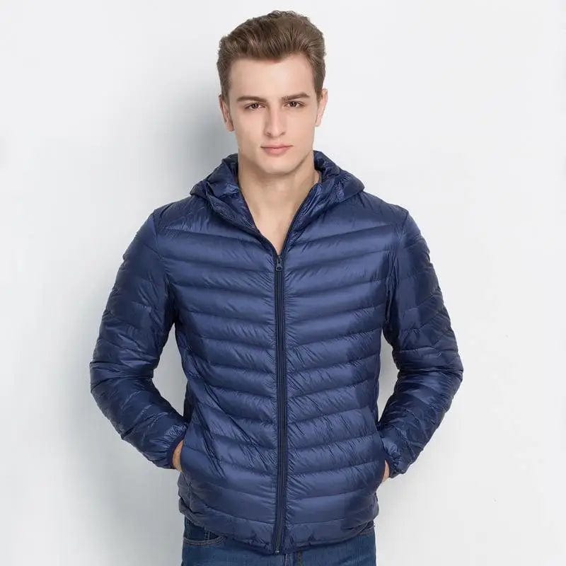 LOVEMI Down Jackets Navy Blue / S Lovemi -  Fashionable And Simple Men's Lightweight Down Jacket