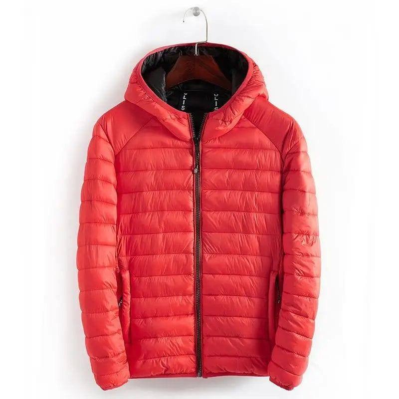 LOVEMI Down Jackets Orange / S Lovemi -  Simple lightweight warm cotton hoodie