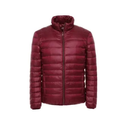LOVEMI Down Jackets Red wine / XL Lovemi -  Men's light down jacket men's stand collar winter jacket XL