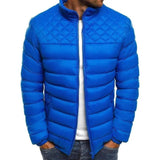 LOVEMI Down Jackets Royal Blue / 2XL Lovemi -  Stand-Up Collar Color Simple And Atmospheric Cotton Jacket