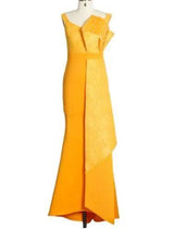 Dresses, Women's Dresses, European And American Banquet-Yellow-6
