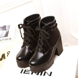 EAVE CAT 3 Color Winter Lace-Up Sexy Women Boots Fashion