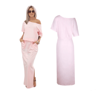 EBay 2021 dress new summer dress for the summer women's-Pink-11