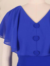 Elegant Plus-Size Blue Dresses for Women-5