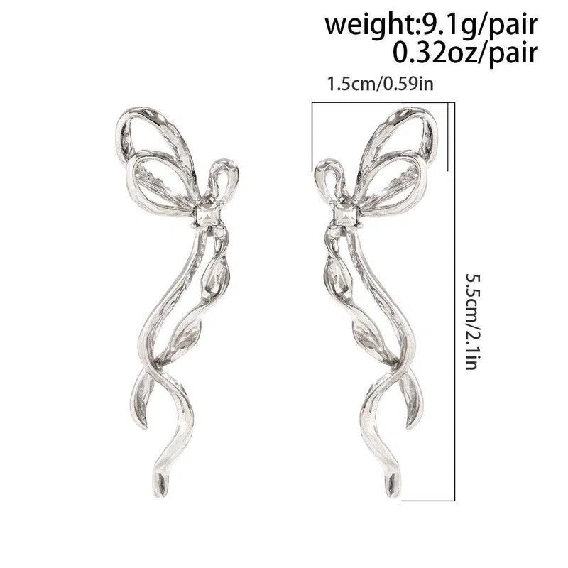 Bowknot Earrings For Women Jewelry-5