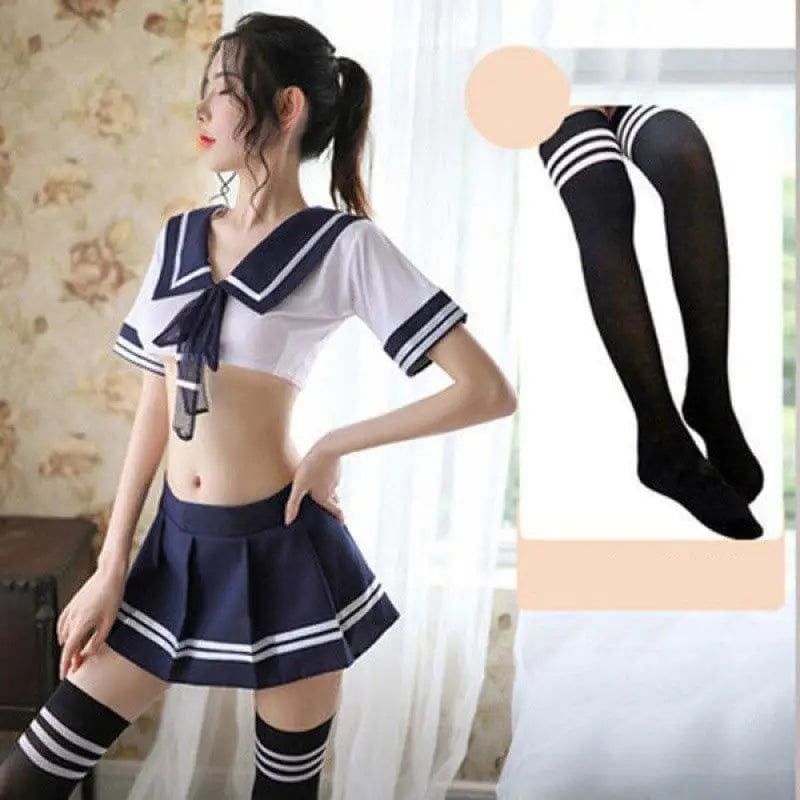 LOVEMI  Erotic lingerie 1Style / One size Lovemi -  Sailor Suit Lingerie Cute Student Uniform Temptation Bed