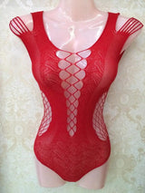 LOVEMI  Erotic lingerie Ared / One size Lovemi -  Jacquard Sexy Lingerie Temptation Ladies Transparent Hollow