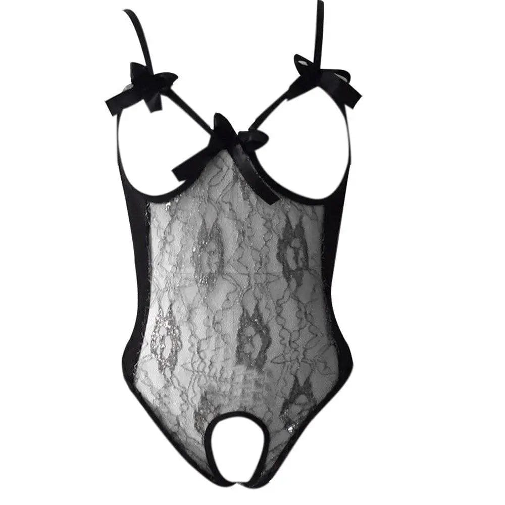 LOVEMI  Erotic lingerie Black Lovemi -  Women Sexy Lingerie Chest A File Open Underwear