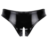 LOVEMI  Erotic lingerie Black / S Lovemi -  Sexy Lingerie Mini Panties Sexy Women's T-pants Patent