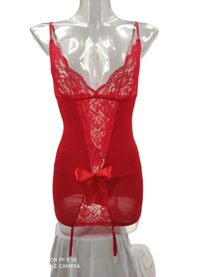 LOVEMI  Erotic lingerie Red / S Lovemi -  Sexy Lingerie European And American Suspender Skirt Plus