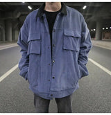 LOVEMI - European and American high street wind corduroy jacket