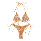 European And American Ladies Split Print Bikini Swimsuit-4style-1