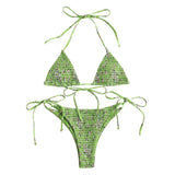 European And American Ladies Split Print Bikini Swimsuit-6style-11