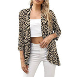 European And American Leisure Printed Knitted Cardigan-Printing 3-7