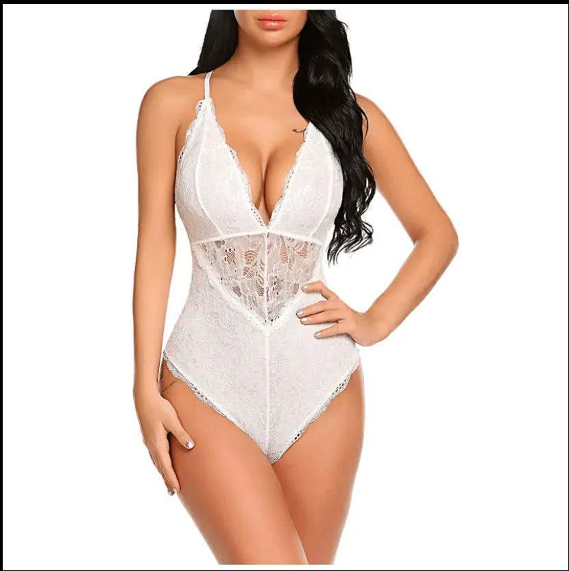 European And American Sexy Lingerie Sexy Lingerie-White-3