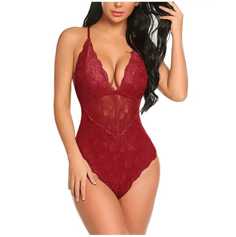 European And American Sexy Lingerie Sexy Lingerie-WineRed-7