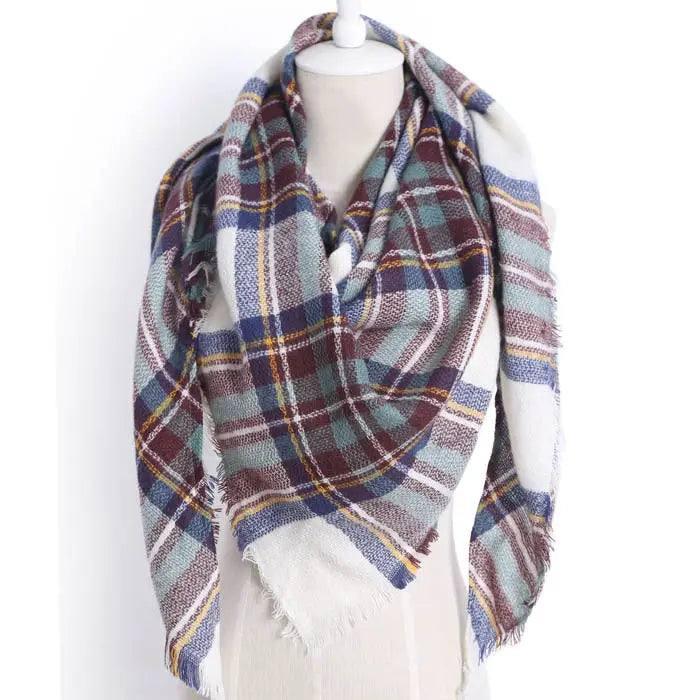 European And American Triangle Cashmere Women's Winter Scarf-Mig-15