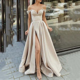 LOVEMI  Evening Dresses Apricot / S Lovemi -  Women's Multicolor Tube Top V-neck Backless Dress