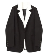 LOVEMI - Fake Two-piece Suit Jacket Female Design Sense Niche Autumn