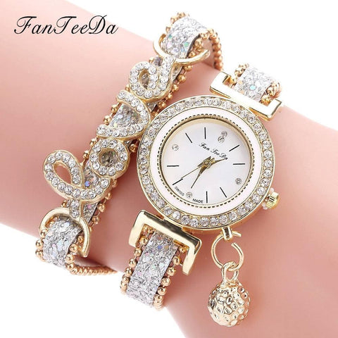 FanTeeDa Brand Women Bracelet Watches Ladies Watch-4