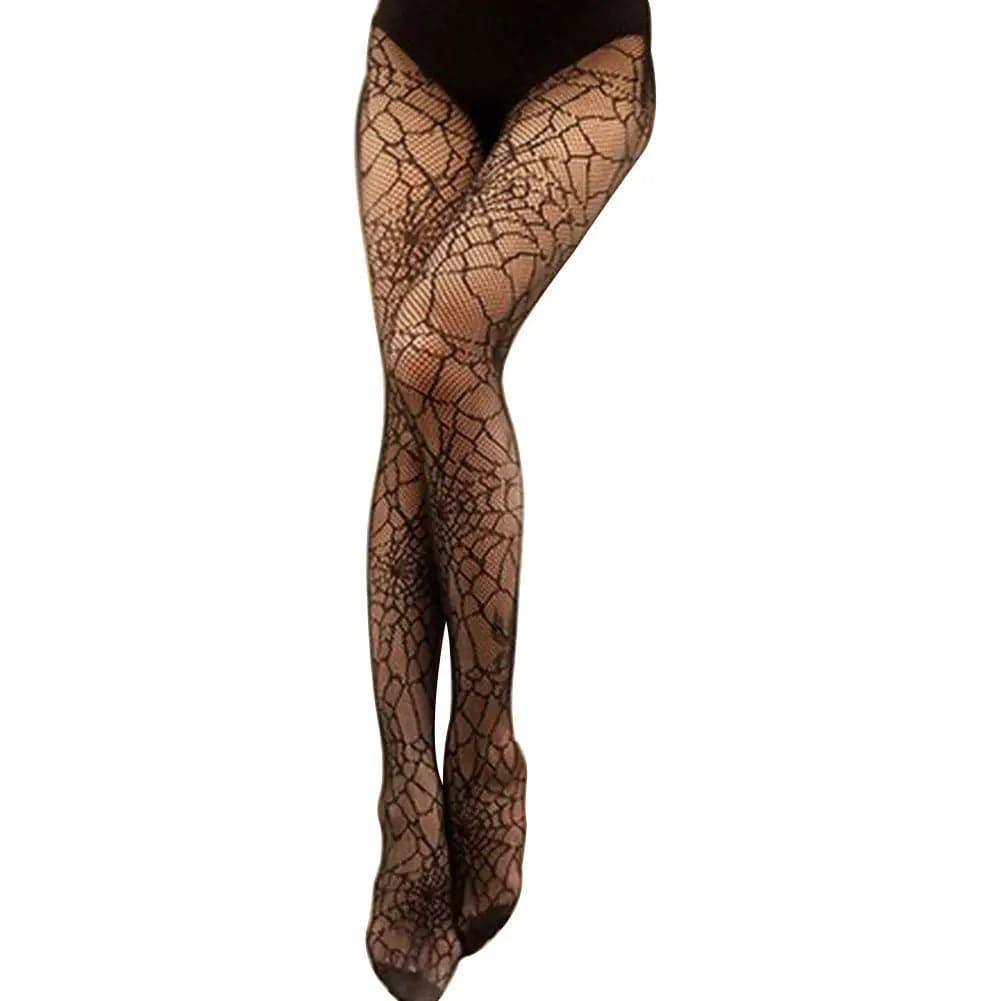 Fashion Small Mesh Anti-Snaking Silk Stockings-Black-3