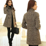 Fashion Thick Plaid woolen coat women's clothing-4