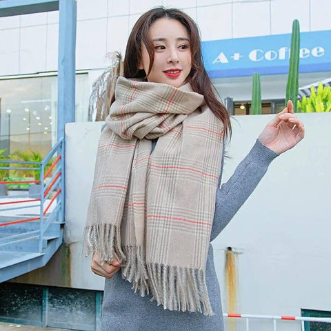 Fashion Warm Cashmere Scarf In Autumn And Winter-3