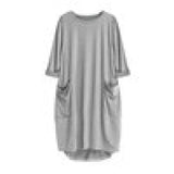 Feitong Plus Size Boho Womens Dress Ladies Casual Pocket-3