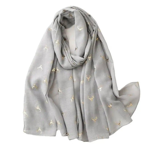 Fresh Warm Warm Wind Voile Cotton And Linen Feel Scarf-3