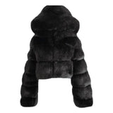 LOVEMI  Fur coat Black / XL Lovemi -  New Winter Faux Fur Coat for Women
