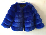 LOVEMI Fur coat Blue / 2XL Lovemi -  S-3XL Mink Coats Women Winter New Fashion FAUX Fur Coat